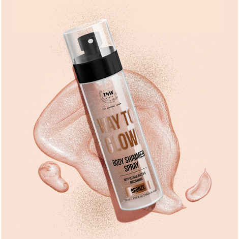 Buy TNW The Natural Wash Way to Glow Body Shimmer Spray! | Nourishes skin | For body radiance | Enhance skin texture | Daily skin care 120 ml - Purplle