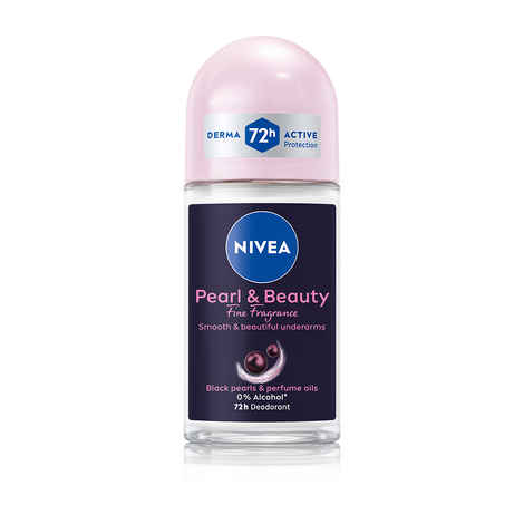 Buy NIVEA Women Deodorant Roll on, Pearl & Beauty Fine Fragrance for Fragrant Smooth & Beautiful Underarm Skin (50 ml) - Purplle