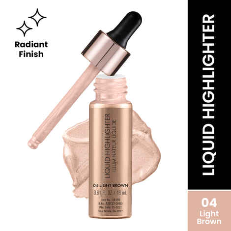 Buy Swiss Beauty Liquid Highlighter Illuminater - Light-Brown (18 ml) - Purplle