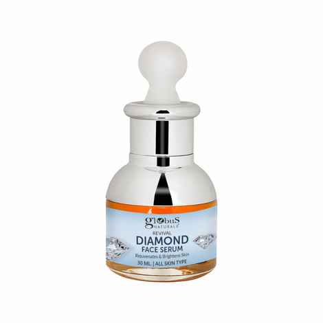 Buy Globus Naturals Revival Diamond Face Serum With Goodness Of Saffron & Liquorice All Skin Types, 30 ml - Purplle