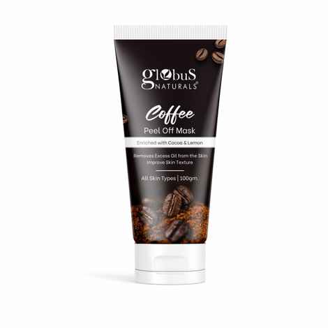 Buy Globus Naturals Coffee Peel Off Mask,Enriched with cocoa & Lemon For Skin Brightening, Suitable For All Skin Types,100 gms - Purplle