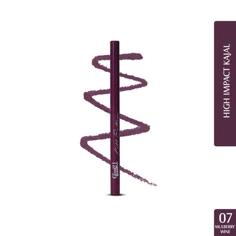 Buy Glam 21 Kohl Extreme Auto Kajal | Creamy Textute | Long Staying | Highly Pigmented| Easy To Apply| 0.35 gm | Mulbery Wine - Purplle