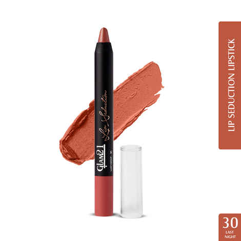 Buy Glam21 Lip Seduction Non- Transfer Crayon Lipstick| Lightweight & Longlasting|Creamy Matte Formula - 2.8gm| Last Night | 30 - Purplle