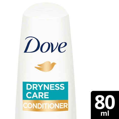 Buy Dove Dryness Care Hair Conditioner, For Dry & Frizzy Hair, Restores Smoothness, 80 ml - Purplle