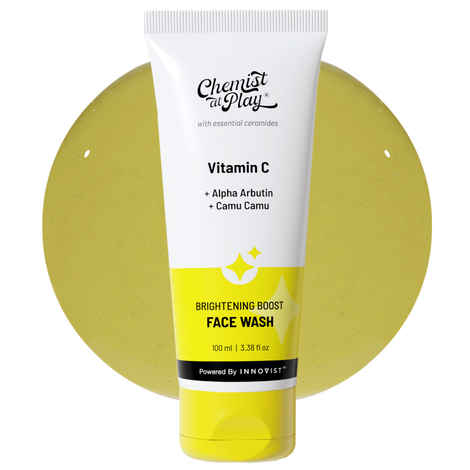 Buy Chemist at Play Vitamin C For Glowing Skin - Niacinamide - Brightening Boost Cleanser Face Wash (100 ml) - Purplle