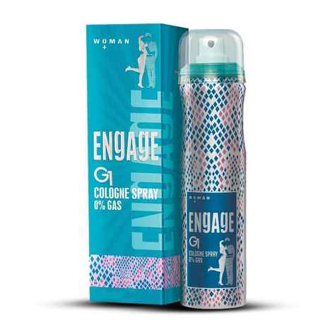 Buy Engage G1 Cologne No Gas Perfume for Women, Floral and Sweet, Skin Friendly, 135ml - Purplle