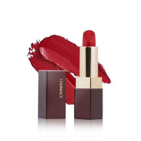 Buy Charmacy Milano Luxe Creme Lipstick (Flamenco Red) - 3.8 gm, Moisturised & Hydrating Lips, Highly Pigmented, Light Weight Lipstick, Single Stroke Coverage, Non-Toxic, Vegan, Cruelty Free - Purplle