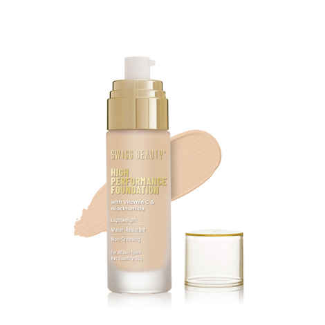 Buy Swiss Beauty High Performance Foundation | Water-Resistant | Medium to Buildable Coverage | Lightweight | Easy to Blend | With Vitamin C & Niacinamide|3 Natural-Beige 55 gm - Purplle