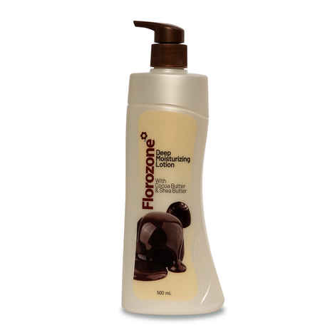 Florozone Deep Moisturizing Lotion With Cocoa Butter & Shea Butter - 500ml