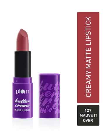 Buy Plum Butter Creme Matte Lipstick | Creamy Matte Finish | Highly Pigmented | 127 Mauve It Over - Purplle