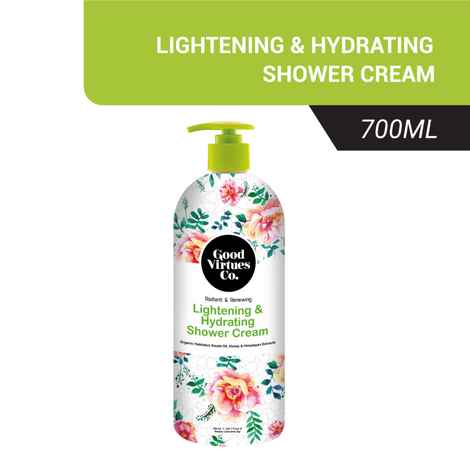 Buy Good Virtues Co. Lightening & Hydrating Shower Cream - 700 ml - Purplle