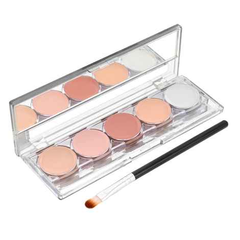 Buy MARS 5 Colour Contour and Concealer Kit with Brush | Creamy Matte Finish & Up to 24-Hours Waterproof Formula | Easy to Blend (16 gm) (Shade-2) - Purplle