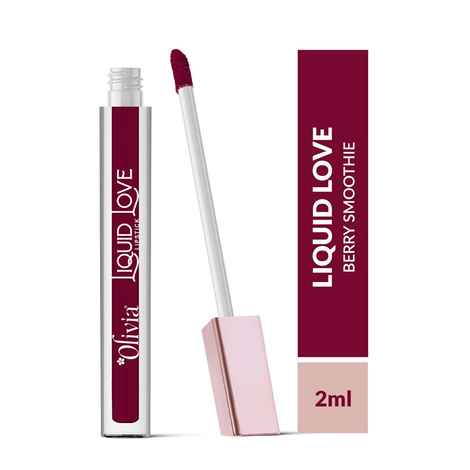 Buy Olivia Liquid Love LipstickBerry Smoothie 11 - 2 ml - Purplle