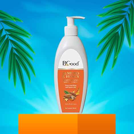 Buy Bgood| Almond Honey Moisturising Body Lotion - 500 Ml| Body Lotion Cream for Women & Men| Body Lotion for Dry Skin| Winter & Summer Body Lotion| All Day Skin Care| Body Lotion for All Skin Type - Purplle