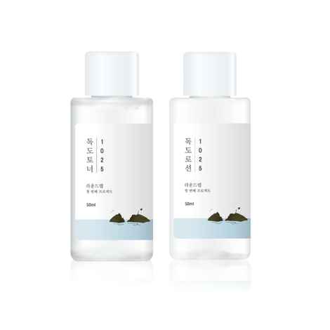 Buy Round Lab - Mini Toner & Lotion Combo | Dokdo Toner (50ml) and Dokdo Lotion (50ml) - Purplle