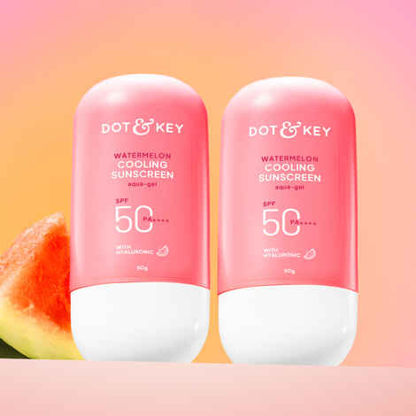 Buy Dot & Key Bestselling Watermelon SPF 50 PA+++ Cooling Sunscreen Duo - 100 gms - Purplle