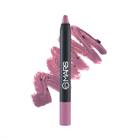 Buy MARS Won't Smudge Won't Budge Crayon Lipstick up to 12 Hours Stay | Matte Finish | Waterproof | Won't Smudge Won't Budge Lip Crayon (3.5 gm) (16-I Am Fearless) - Purplle