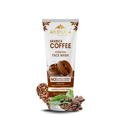 Buy AyurYuga Arabica Coffee Face Wash 50ml - Purplle