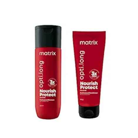 Buy Matrix Opti Long Nourish Protect Nourishing Shampoo Ceramide 200ml & Conditioner 98g - Purplle