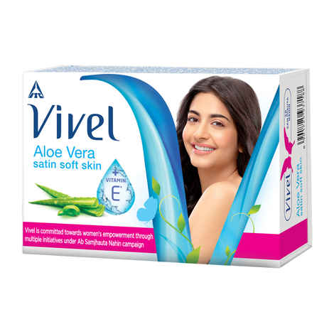 Buy Vivel Aloe Vera Bathing Soap with Vitamin E for Soft, Glowing skin|Refreshing Fragrance|Combo Pack 150g - Purplle
