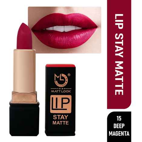 Buy Mattlook Stay Matte Lipstick, Deep-Magenta (3.5 gm) - Purplle
