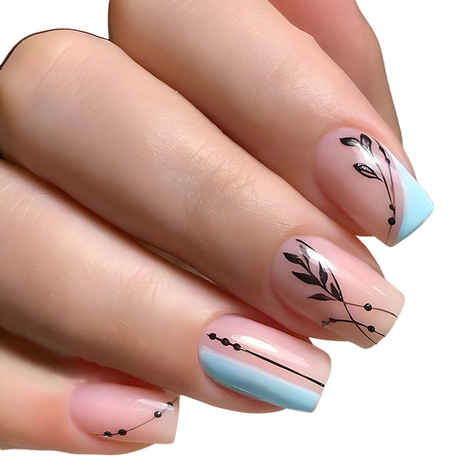 Buy Secret Lives Black Leaves 24 Pcs - Purplle