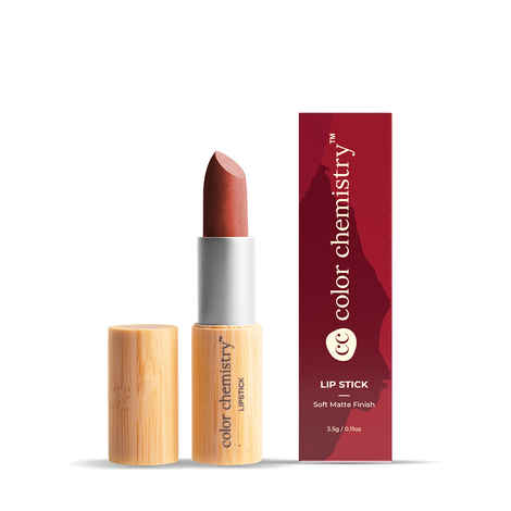 Buy Juicy Chemistry Lipstick, Soft Matte Finish, Intensely pigmented & long-lasting, Enriched with Rosehip & Green Tea - Certified Organic (3.5 gm) Daylily LS10 - Purplle