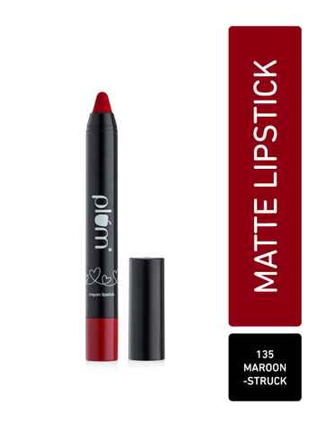 Buy Plum Twist & Go Matte Lipstick |Airbrushed Finish | Long Lasting |Maroonstruck - 135 (Brick Red) - Purplle