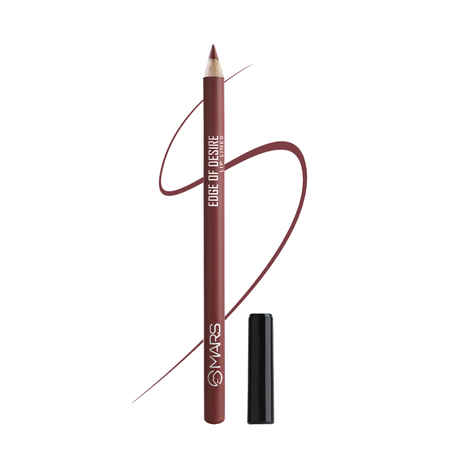 Buy MARS Edge of Desire Lip Liner Pencil | Dermatologically IN-VIVO Tested | One Swipe Highly Pigmented Lipliner | Long-Lasting Lip Pencil (1.4 gm) (04-SCANDALOUS BROWN) - Purplle