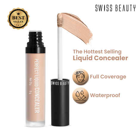 Buy Swiss beauty Liquid concealer - Clair-Moyen (6 gm) - Purplle
