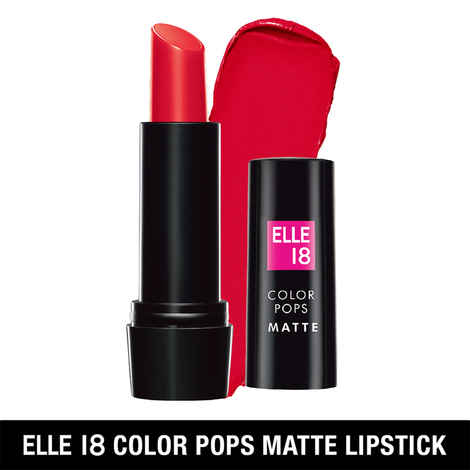Buy Elle18 Color Pops Matte Lipstick R37 Ravishing Red (4.3 gm) - Purplle