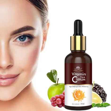 Buy Intimify Vitamin C Serum Hydration Serum For All Skin Type Anti Acne Non Sticky Anti Aging Reduce Wrinkles Lightweight Serum (30 ML) - Purplle