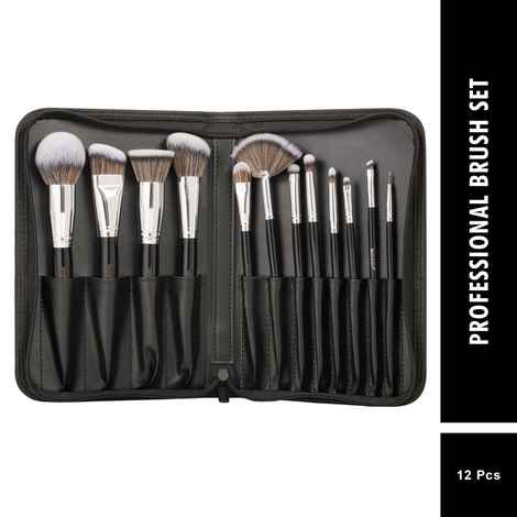 Buy Swiss Beauty Professional Makeup Brush Set - 12Pcs Set - Purplle