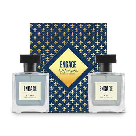 Buy Engage Moments Luxury Perfume 200ml | Perfume for Men | Fresh & Woody | Gift set | Pack of 2 of 100 ml each - Purplle