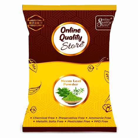 Buy Online Quality Store Neem Powder - 300 g|Pure Neem Powder | No Chemicals |No Preservative, No Pesticides |face mask for acne |Acne Treatment |Dandruff Treatment{Neem_Powder_300 gm} - Purplle