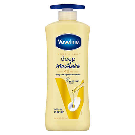 Buy Vaseline Intensive Care Deep Moisture Body Lotion - Dry Skin, With Pure Oat Extract, Long Lasting Moisturisation, 600 ml - Purplle