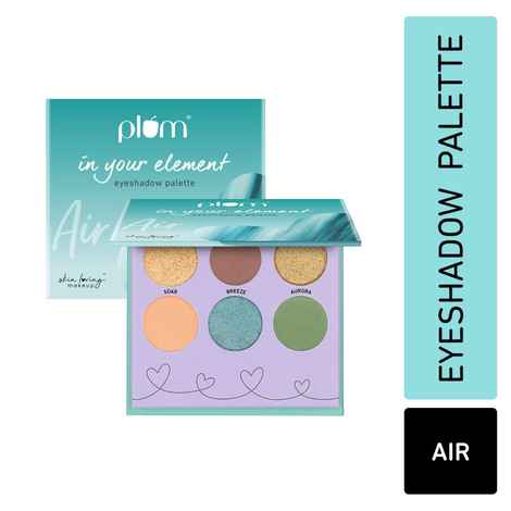 Buy Plum In Your Element Eyeshadow Palette | Super Pigmented | Easy to Blend | 6-in-1 Palette | 04 Air - Purplle