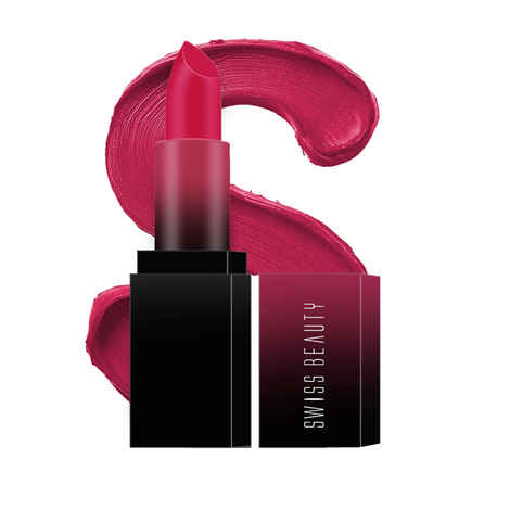 Buy Swiss Beauty HD Matte Lipstick Pink Up 15 (3.5 g) - Purplle