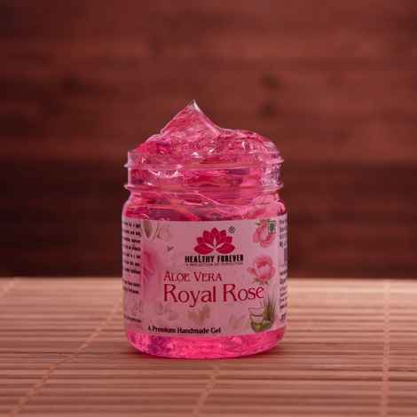 Buy Healthy Forever Royal Rose Gel with Pure Aloe Vera for All Skin Type, Face & Hair (Pack of 1) 120 g - Purplle