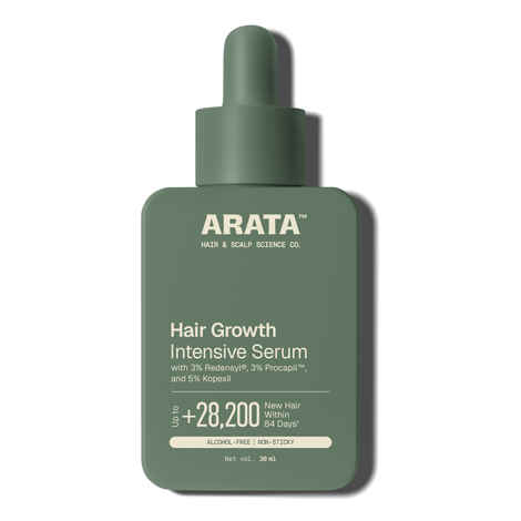 Buy Arata Intensive Hair Growth Serum With 5% Kopexil+3% Redensyl+3% Procapil - 30 ml - Purplle