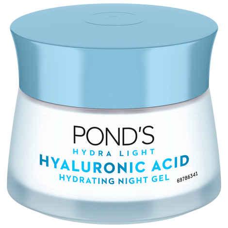 Buy POND'S Hydra Light hyaluronic acid hydrating night gel | 50g - Purplle