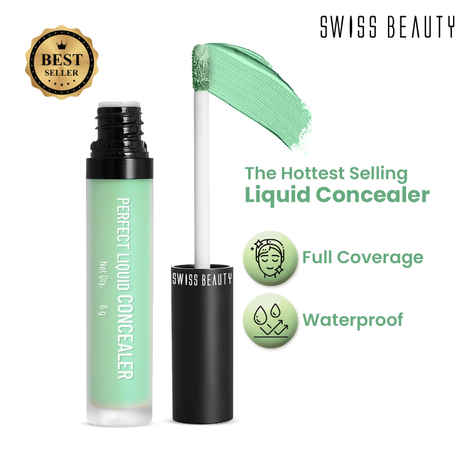 Buy Swiss Beauty Liqiud concealer -8 Green (6 gm) - Purplle