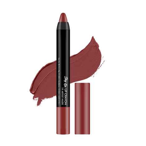 Swiss Beauty Stay on Matte Crayon Lipstick SB-214-19 (Crayon) 3.5g