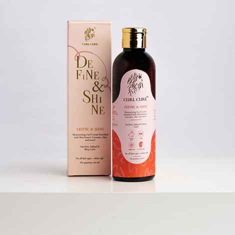 Curl Cure Define and Shine - Curl Cream with Shea Butter & Aloe Vera -200ml
