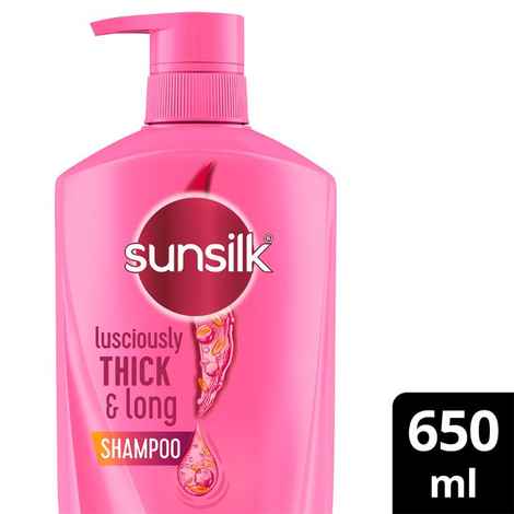 Buy Sunsilk Lusciously Thick & Long Shampoo, 650 ml - Purplle