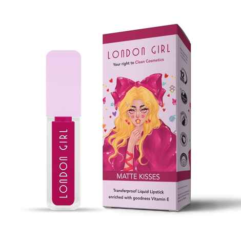 Buy London Girl liquid lipstick for women, long lasting lipstick | waterproof lipstick | matt lipstick, Transfer proof and Waterproof, Lasts Up to 12 hours (08 West End - Fuchsia)3.5 ml - Purplle