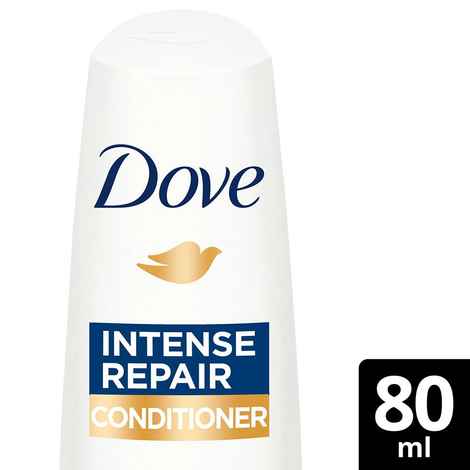 Buy Dove Intense Repair Hair Conditioner, For Damaged And Frizzy Hair, 80 ml - Purplle