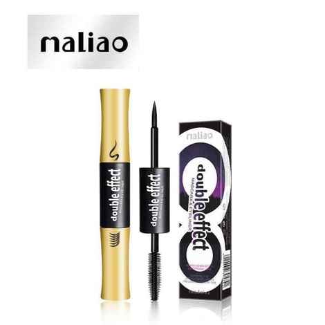 Buy Maliao Double Effect 2in1 Mascara Eyeliner M102 5ml+5ml - Purplle