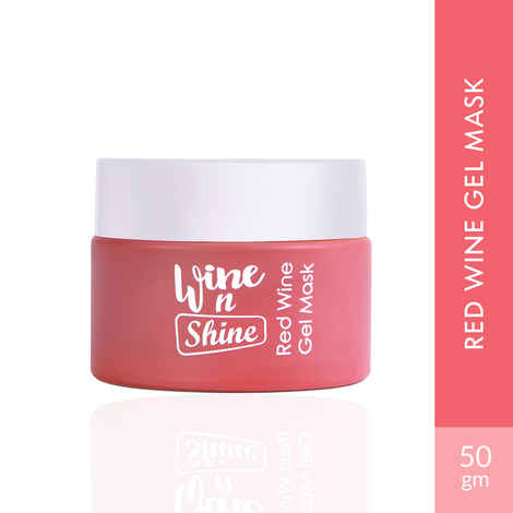 Buy WildGlow Red Wine Gel Mask 50 gm - Purplle