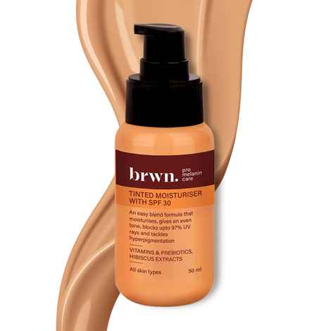 Brwn Tinted Moisturiser SPF 30 with Vitamins and Prebiotics - Honey 50ml